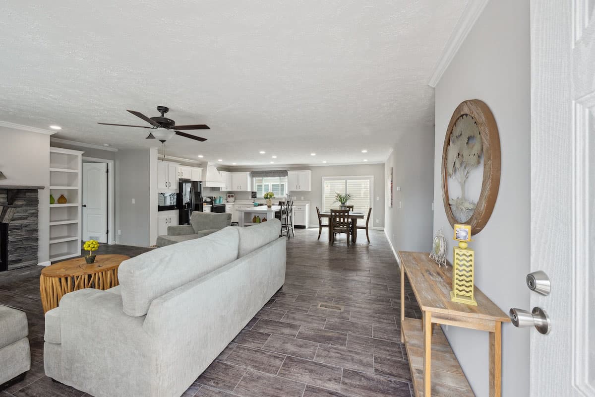 The josey wales interior home features
