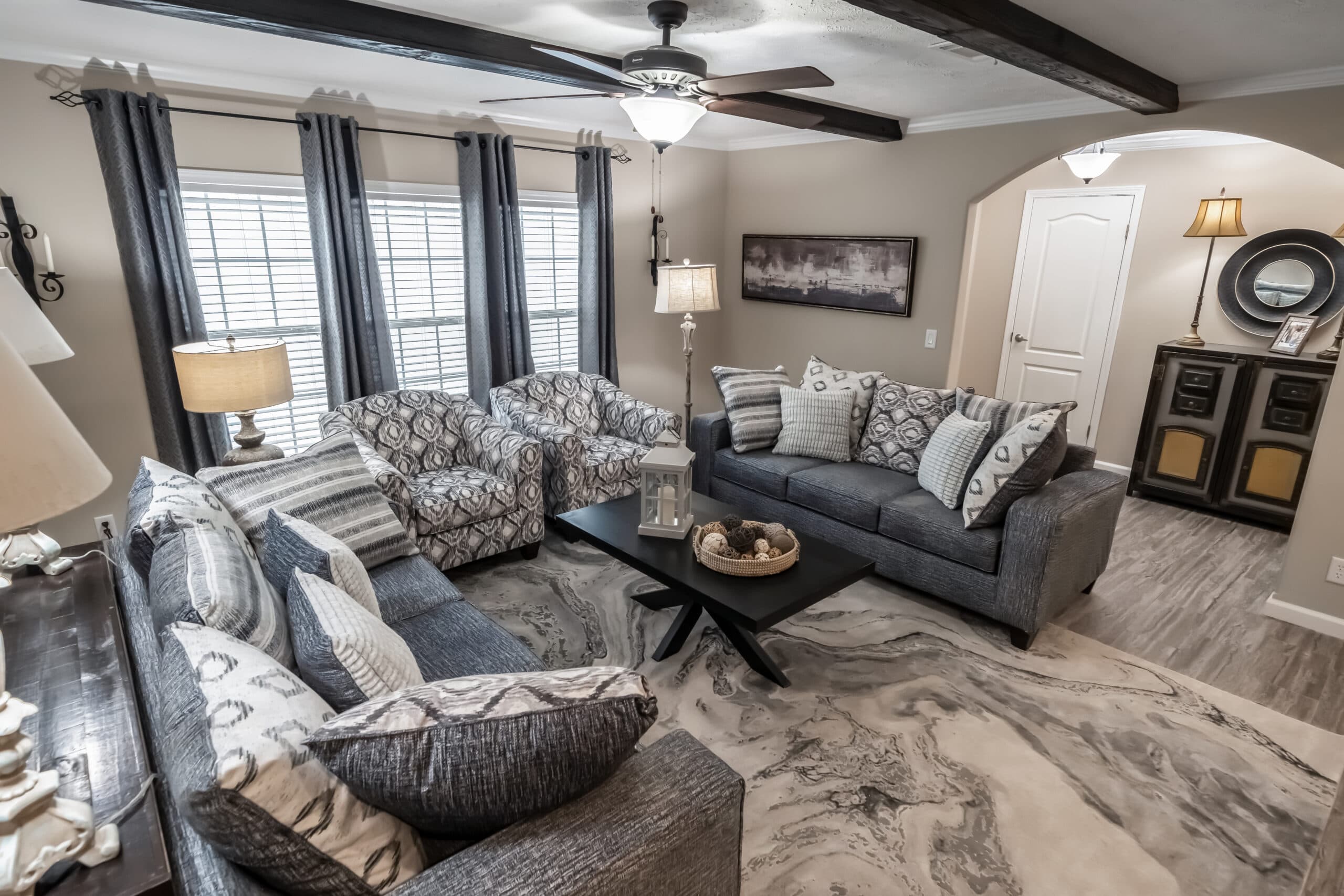 The howitzer interior home features