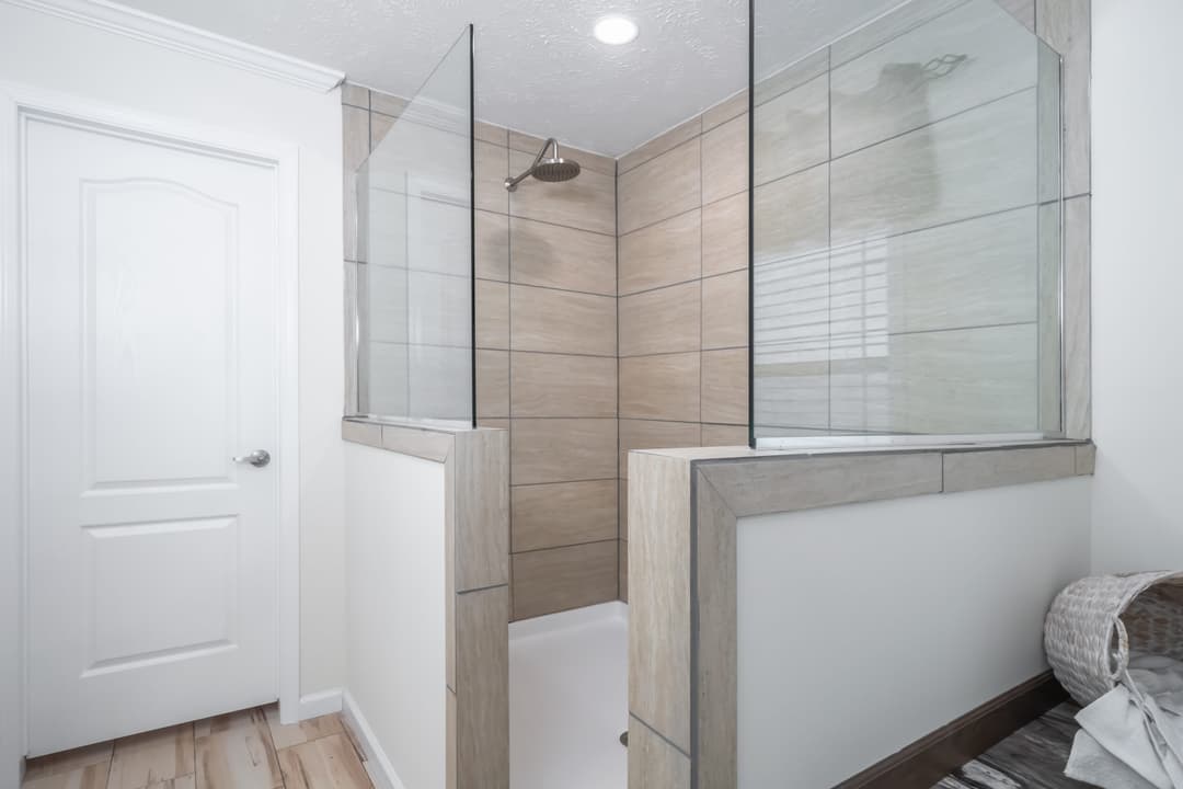 The colt 45 bathroom home features